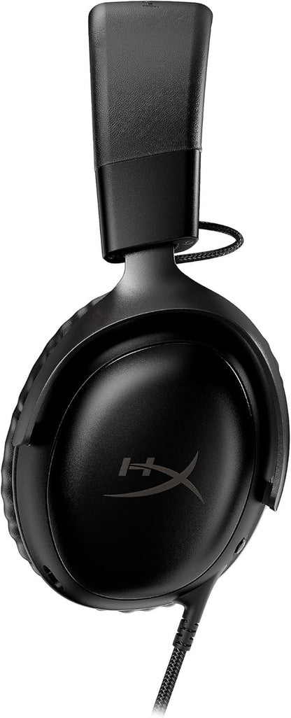 Cloud III – Wired Gaming Headset, PC, PS5, Xbox Series X|S, Angled 53Mm Drivers, Spatial Audio, Memory Foam, Durable Frame, Ultra-Clear 10Mm Mic, USB-C, USB-A, 3.5Mm – Black