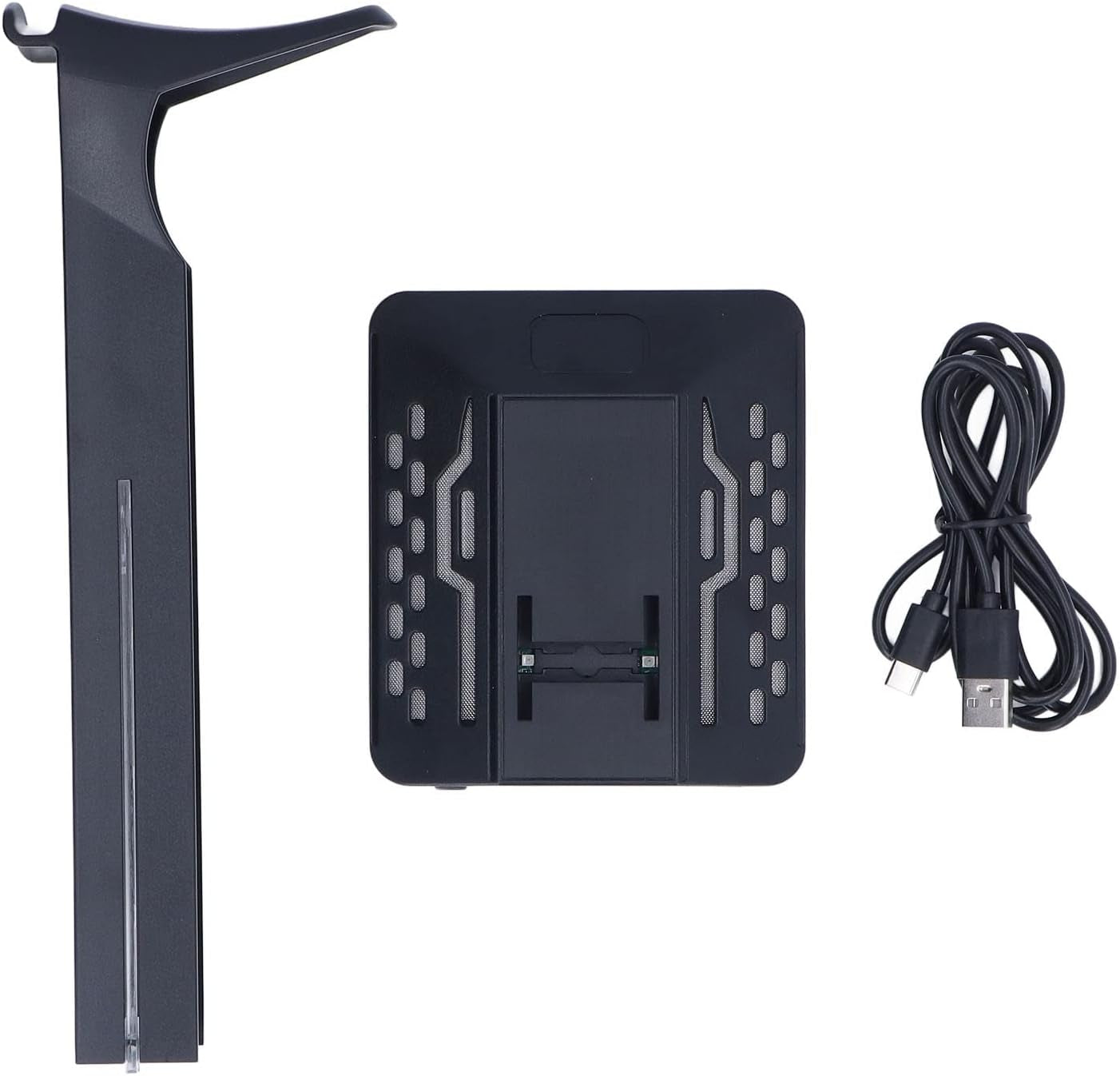RGB Headphone Stand,Multifunction Desk Gaming Headset Holder with 2 USB Charging Ports,Suitable for Desktop Table Game Earphone Accessories