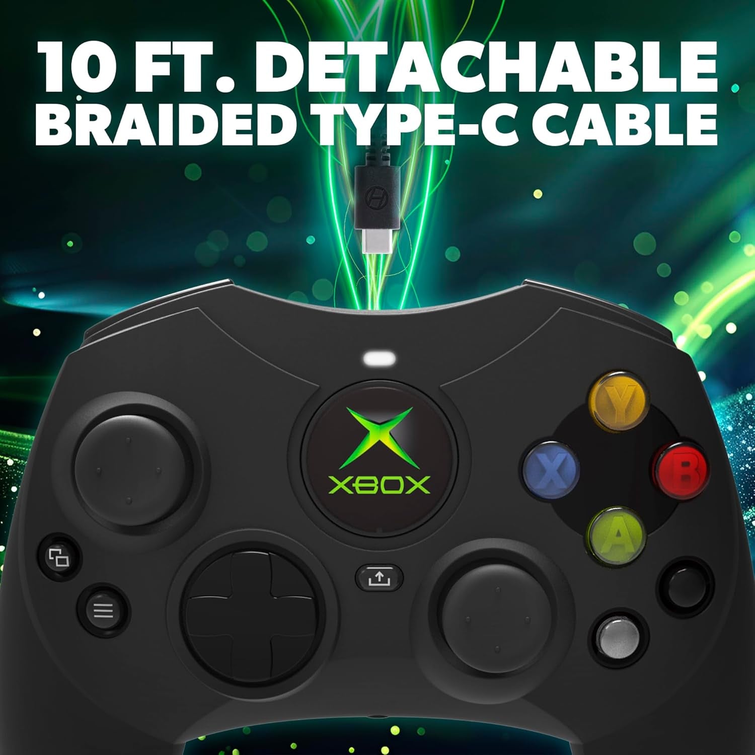 - Duchess Wired Controller for XBOX Series X|S, XBOX One, Windows 10|11, PC, with Hall Effect Joysitcks, Audio Jack, Impulse Triggers, Black - Officially Licensed