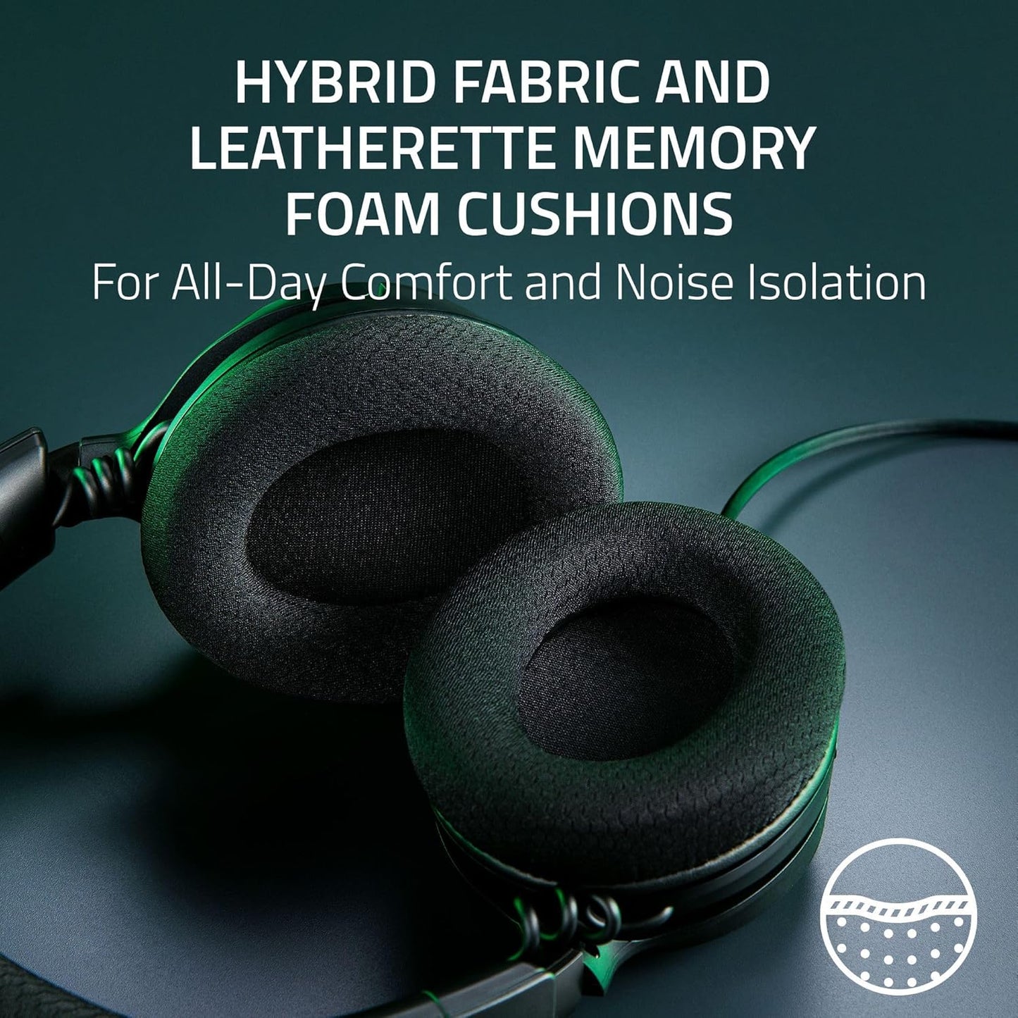 Razer Kraken V4 X Wired Gaming Headset: 40 Mm Drivers - Cardioid Mic - Memory Foam Cushions - Chroma RGB Lighting - Type C & Type a Cable - for PC, Mac, PS5, Nintendo Switch 2, Steam Deck, Smartphone