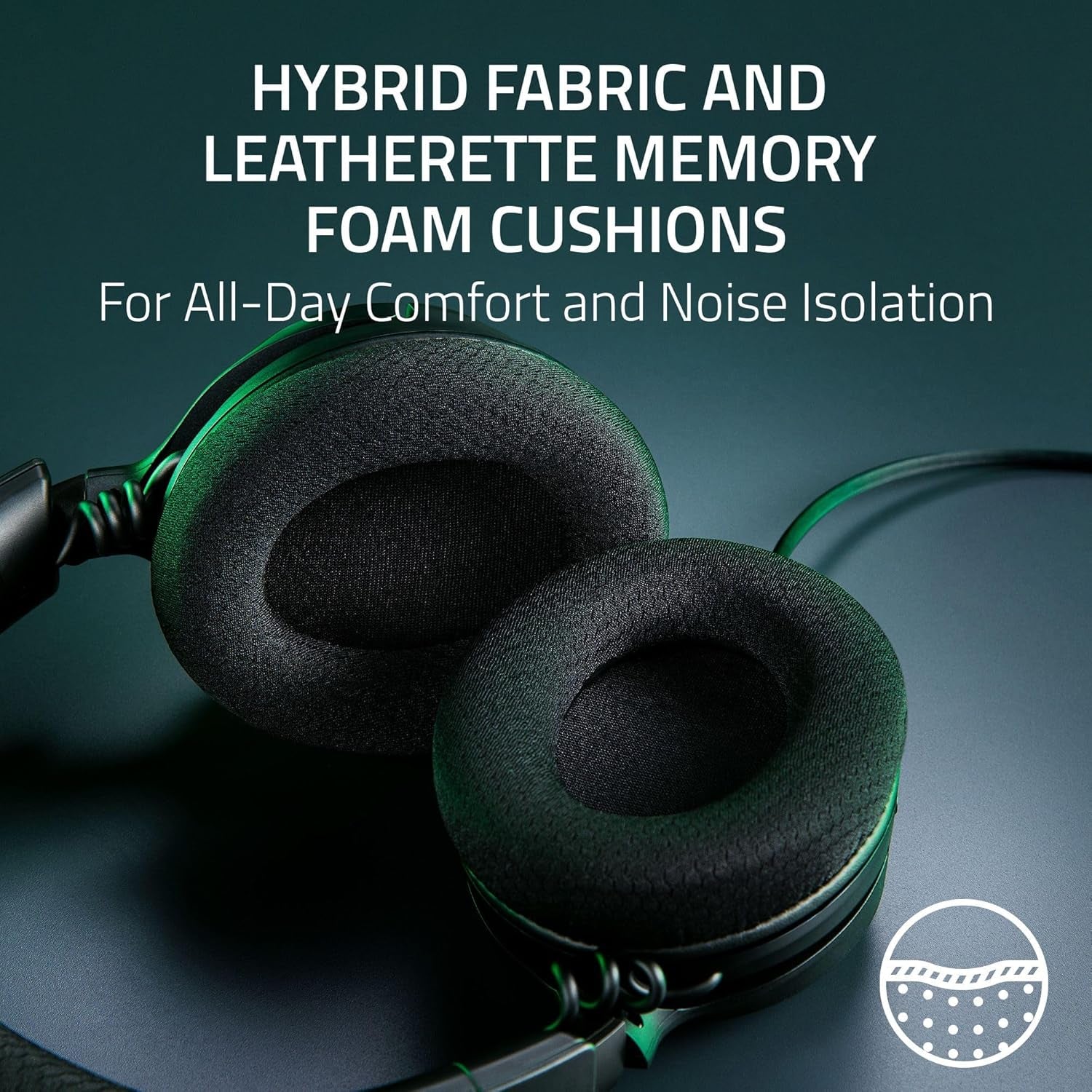 Razer Kraken V4 X Wired Gaming Headset: 40 Mm Drivers - Cardioid Mic - Memory Foam Cushions - Chroma RGB Lighting - Type C & Type a Cable - for PC, Mac, PS5, Nintendo Switch 2, Steam Deck, Smartphone
