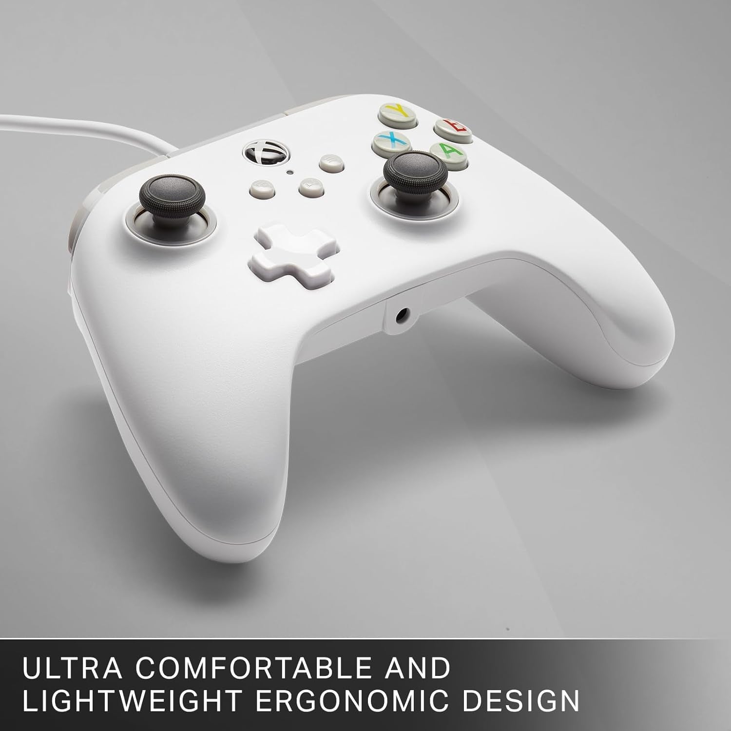 Wired Controller for Xbox Series X|S - White, Gamepad, Wired Video Game Controller, Gaming Controller, Works with Xbox One