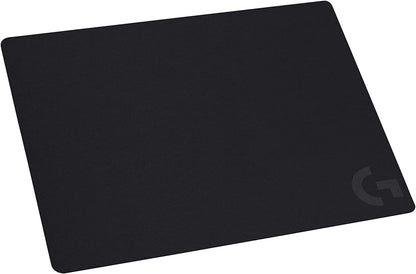 Logitech G240 Cloth Gaming Mouse Pad, Optimized for Sensors, Moderate Surface Friction, Non-Slip Mouse Mat, Mac and PC Accessories, 340 X 280 X 1 Mm, Black
