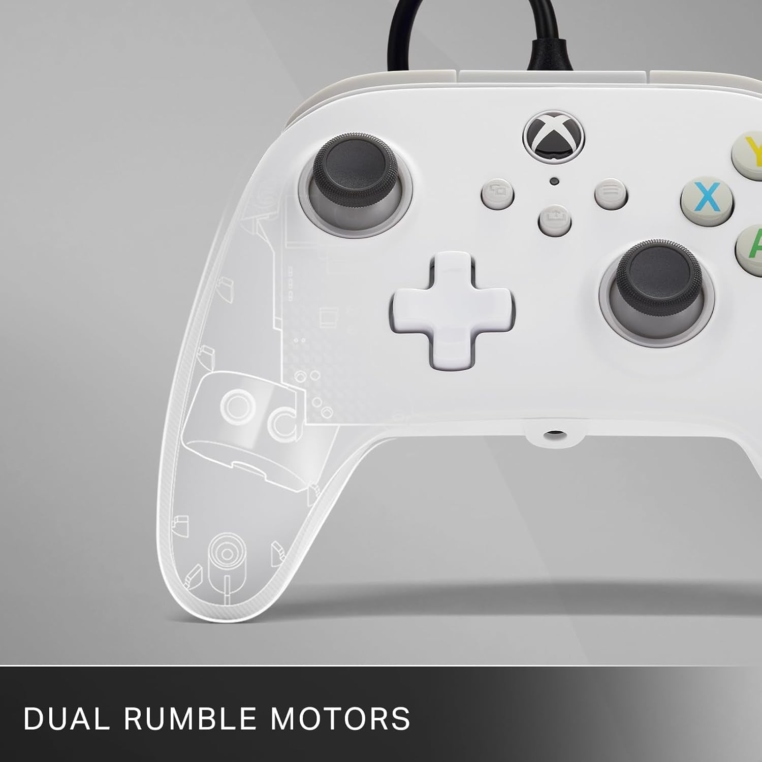 Wired Controller for Xbox Series X|S - White, Gamepad, Wired Video Game Controller, Gaming Controller, Works with Xbox One