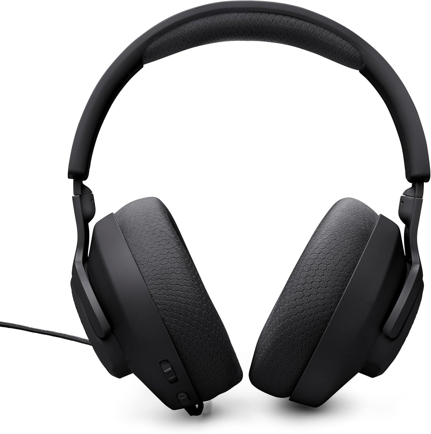 Quantum 100M2 - Wired Over-Ear Gaming Headset with Omnidirectional, Detachable Mic with Mute Option and Fabric-Covered Memory Foam Ear Cushions, Compatible with All Platforms (Black)