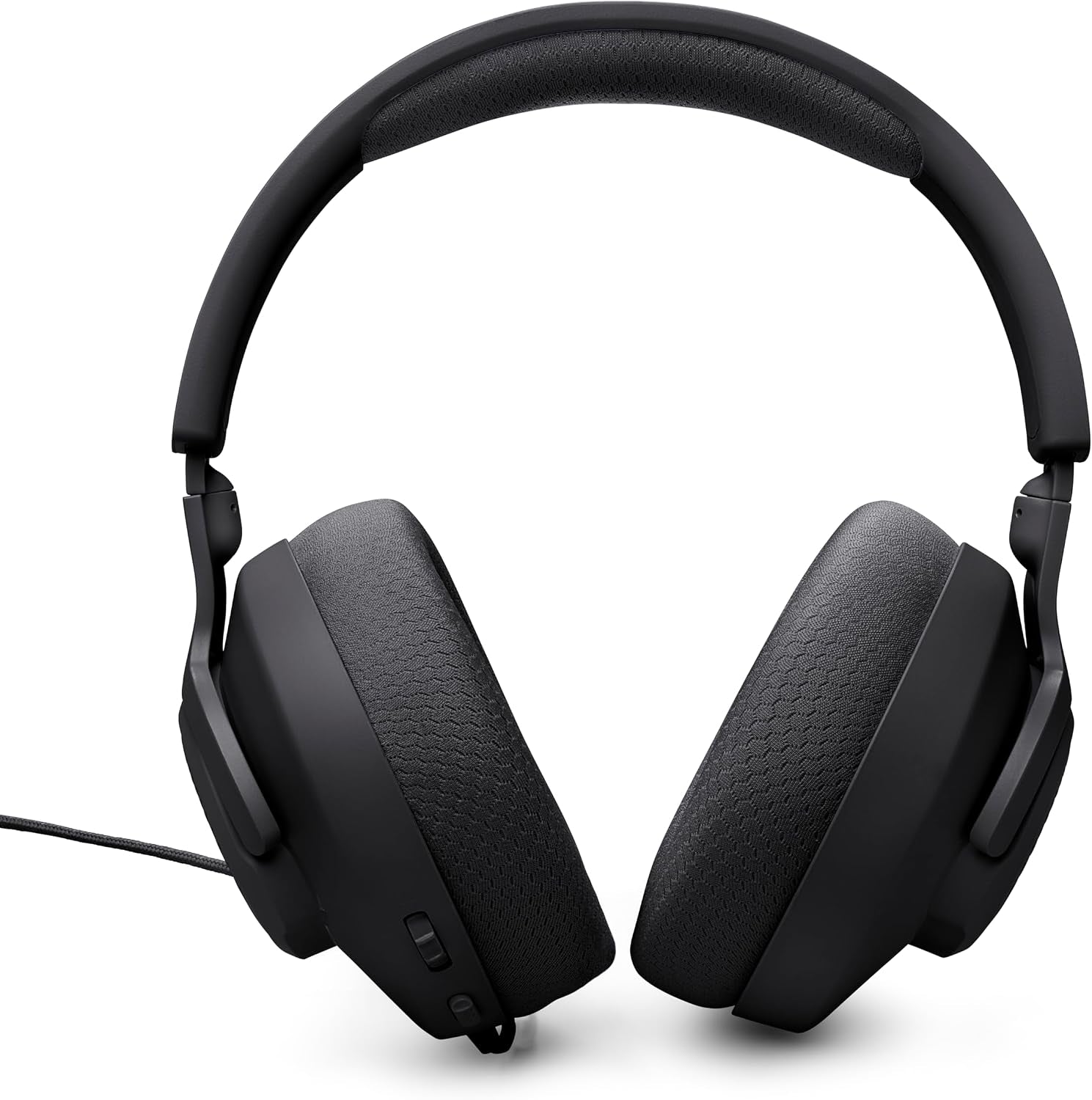 Quantum 100M2 - Wired Over-Ear Gaming Headset with Omnidirectional, Detachable Mic with Mute Option and Fabric-Covered Memory Foam Ear Cushions, Compatible with All Platforms (Black)
