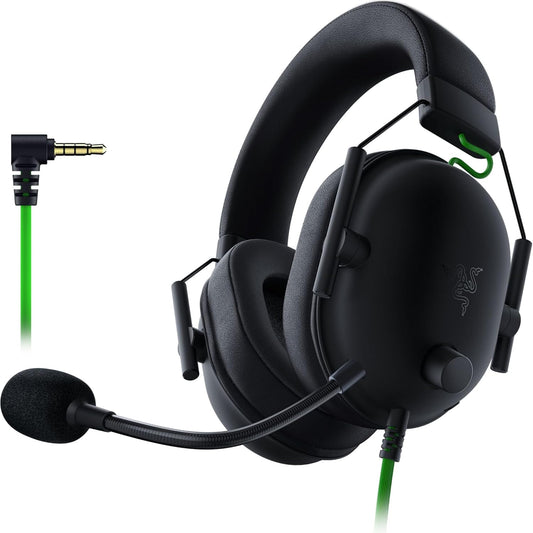 Razer Blackshark V2 X Gaming Headset: 7.1 Surround Sound - 50Mm Drivers - Memory Foam Cushion - for PC, PS4, PS5, Switch - 3.5Mm Audio Jack - Black