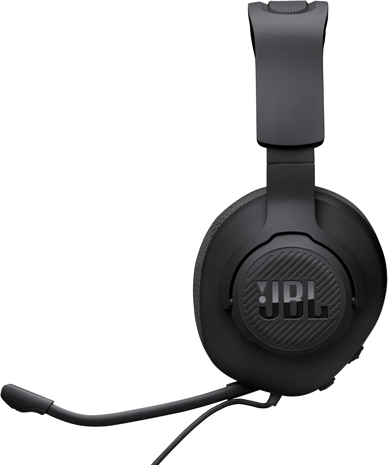 Quantum 100M2 - Wired Over-Ear Gaming Headset with Omnidirectional, Detachable Mic with Mute Option and Fabric-Covered Memory Foam Ear Cushions, Compatible with All Platforms (Black)