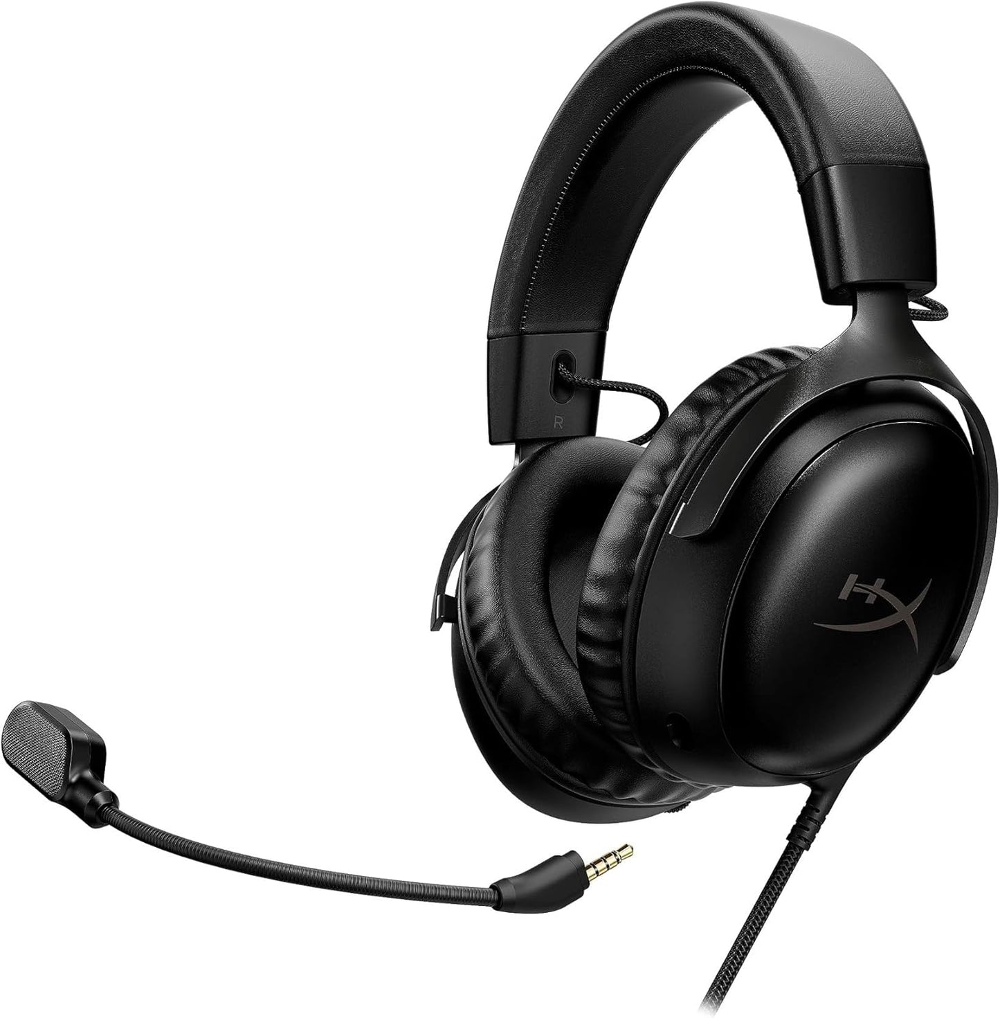 Cloud III – Wired Gaming Headset, PC, PS5, Xbox Series X|S, Angled 53Mm Drivers, Spatial Audio, Memory Foam, Durable Frame, Ultra-Clear 10Mm Mic, USB-C, USB-A, 3.5Mm – Black