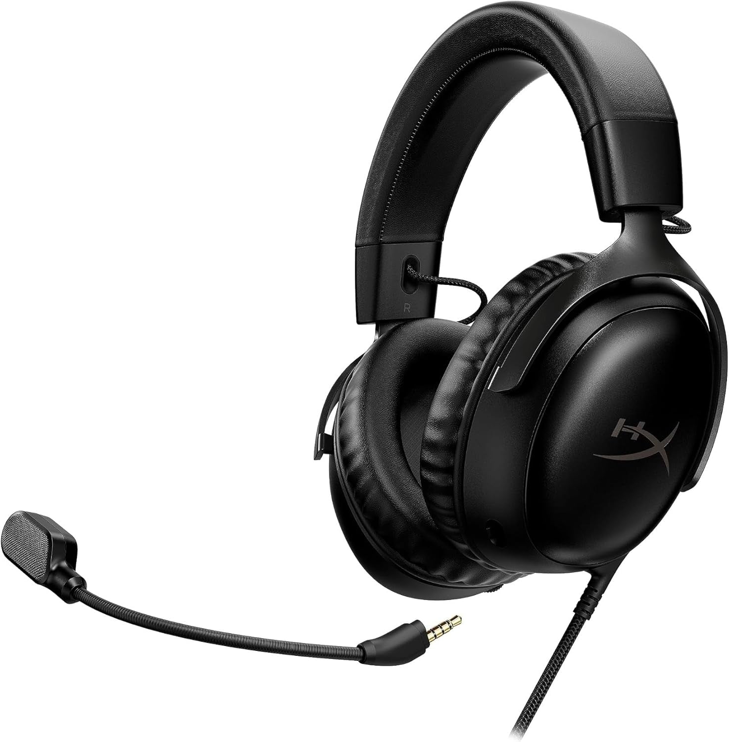Cloud III – Wired Gaming Headset, PC, PS5, Xbox Series X|S, Angled 53Mm Drivers, Spatial Audio, Memory Foam, Durable Frame, Ultra-Clear 10Mm Mic, USB-C, USB-A, 3.5Mm – Black