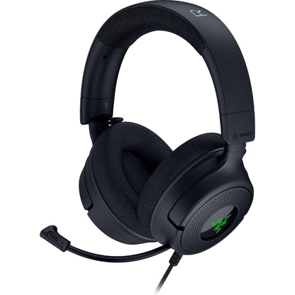 Razer Kraken V4 X Wired Gaming Headset: 40 Mm Drivers - Cardioid Mic - Memory Foam Cushions - Chroma RGB Lighting - Type C & Type a Cable - for PC, Mac, PS5, Nintendo Switch 2, Steam Deck, Smartphone