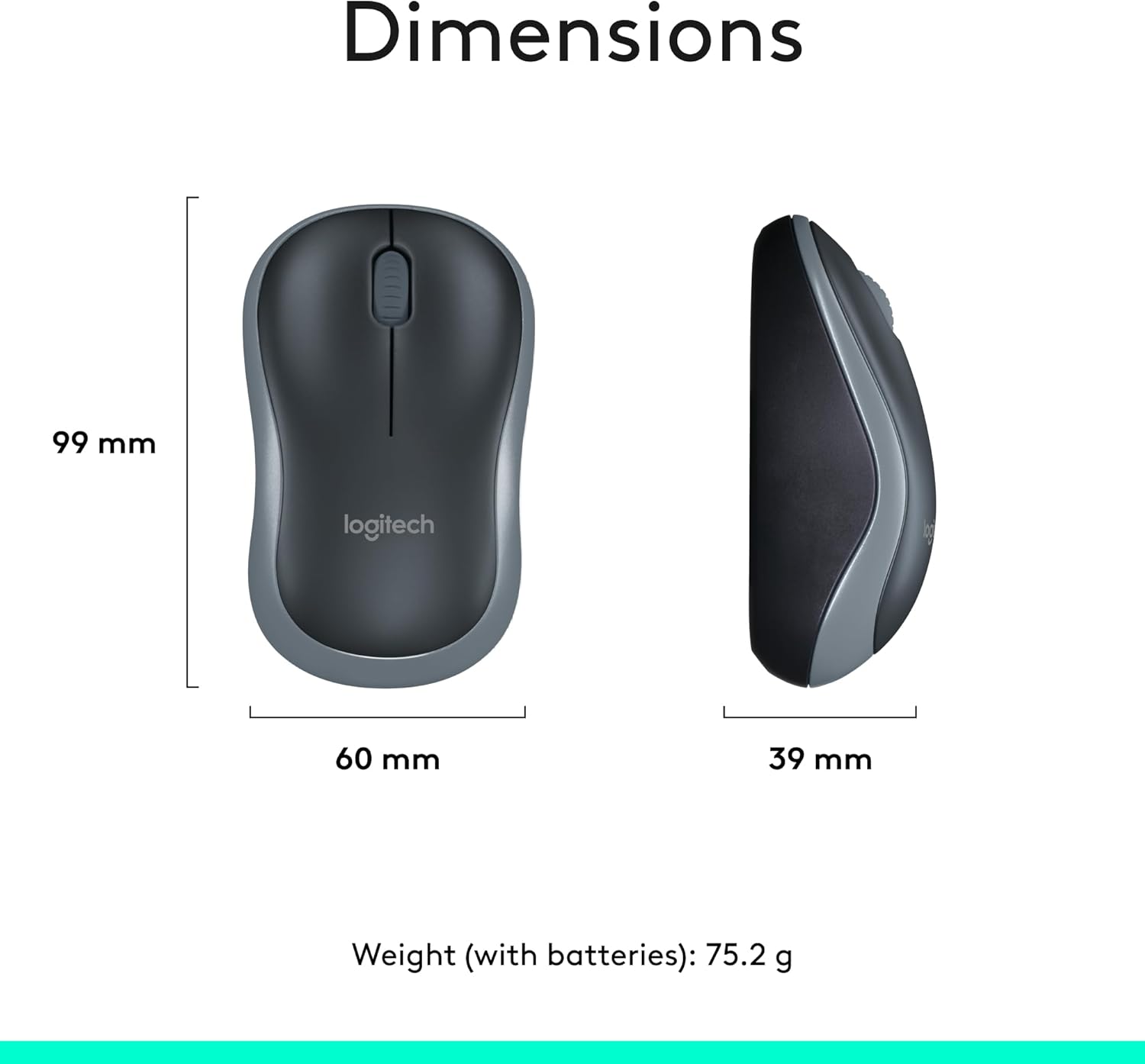 Logitech MK270 Wireless Keyboard and Mouse Combo for Windows, 2.4 Ghz Wireless, Compact Mouse, 8 Multimedia and Shortcut Keys, 2-Year Battery Life, for PC, Laptop - Black