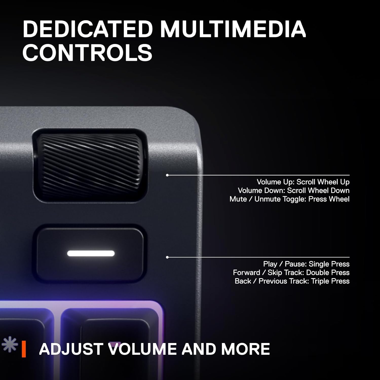 Steelseries Apex 3 RGB Gaming Keyboard – 10-Zone RGB Illumination – IP32 Water Resistant – Premium Magnetic Wrist Rest (Whisper Quiet Gaming Switch)