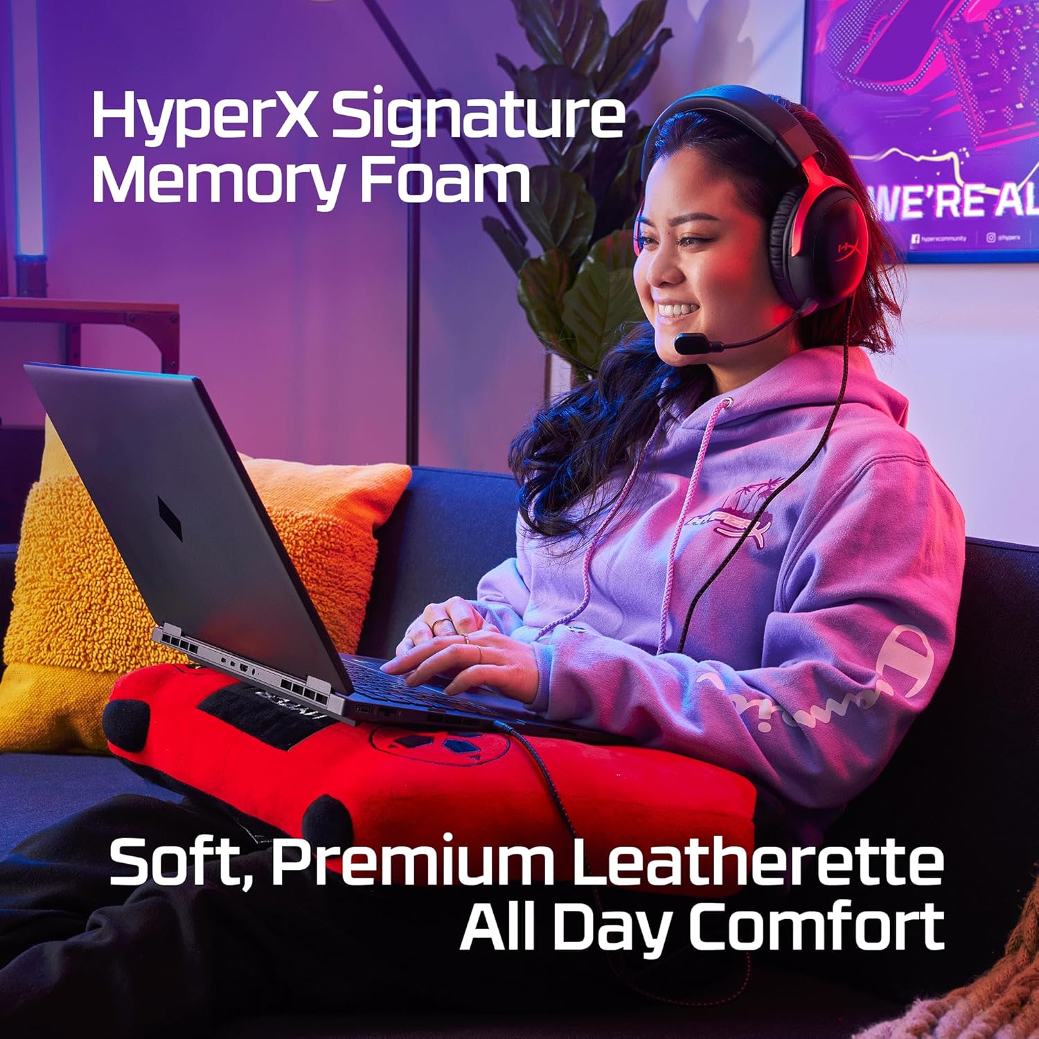 Cloud III – Wired Gaming Headset, PC, PS5, Xbox Series X|S, Angled 53Mm Drivers, Spatial Audio, Memory Foam, Durable Frame, Ultra-Clear 10Mm Mic, USB-C, USB-A, 3.5Mm – Black/Red