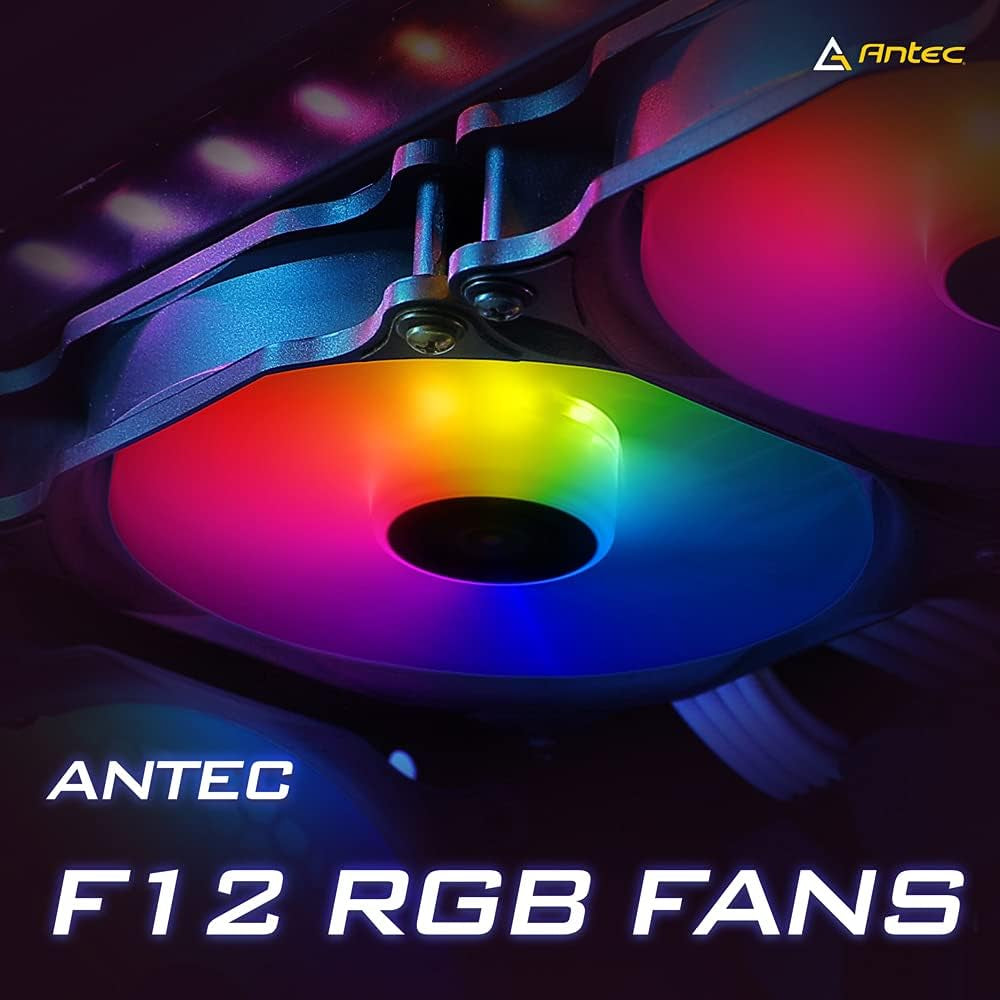 120Mm Case Fan, RGB Case Fans, 3 Packs RGB Fans, PC Fan, 4-PIN RGB, F12 Series