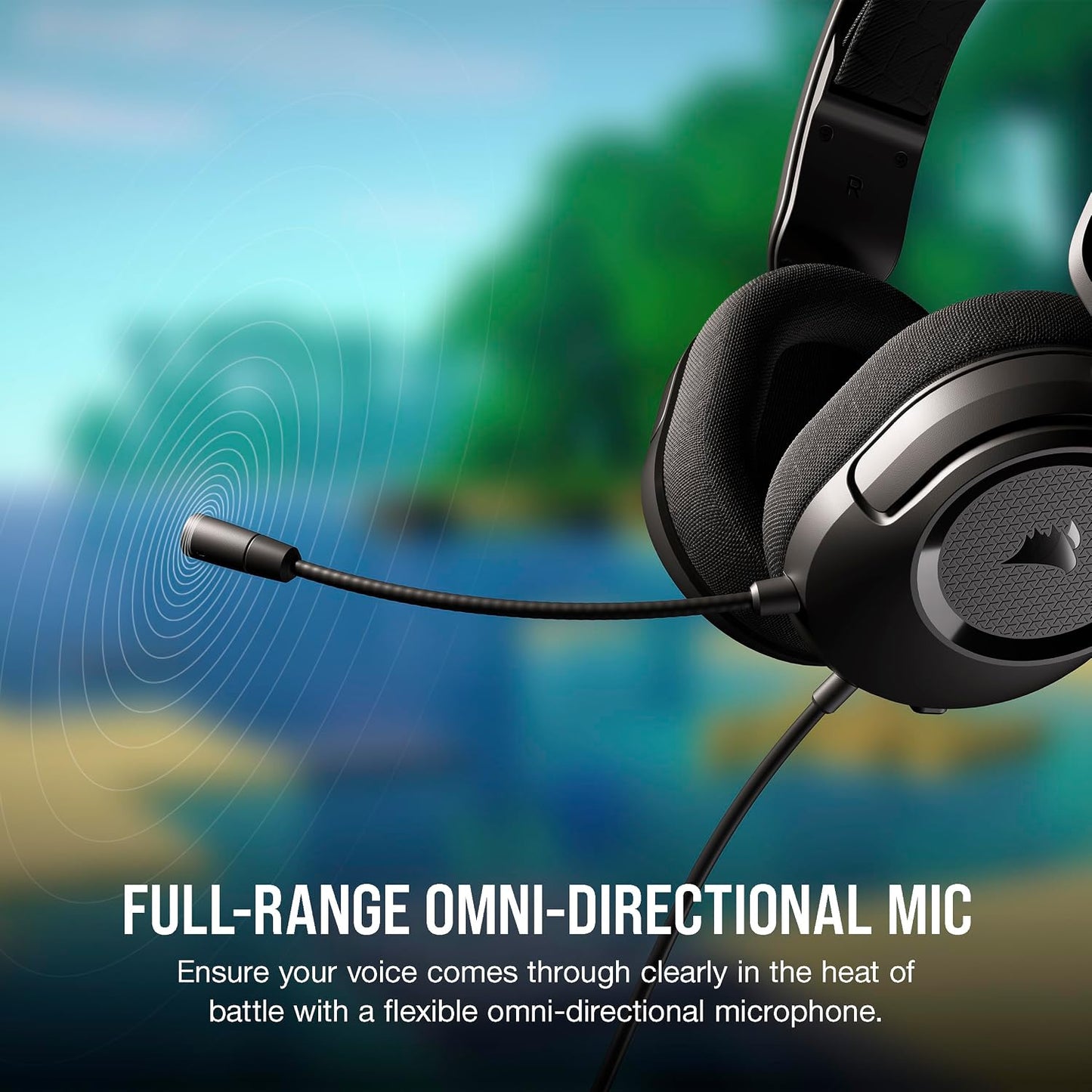 Corsair HS35 Surround V2 Multiplatform Wired Gaming Headset – Dolby 7.1 – Flexible Omni-Directional Microphone – Universal 3.5Mm Connection – PC, Mac, PS5, PS4, Xbox, Nintendo Switch, Mobile – Carbon