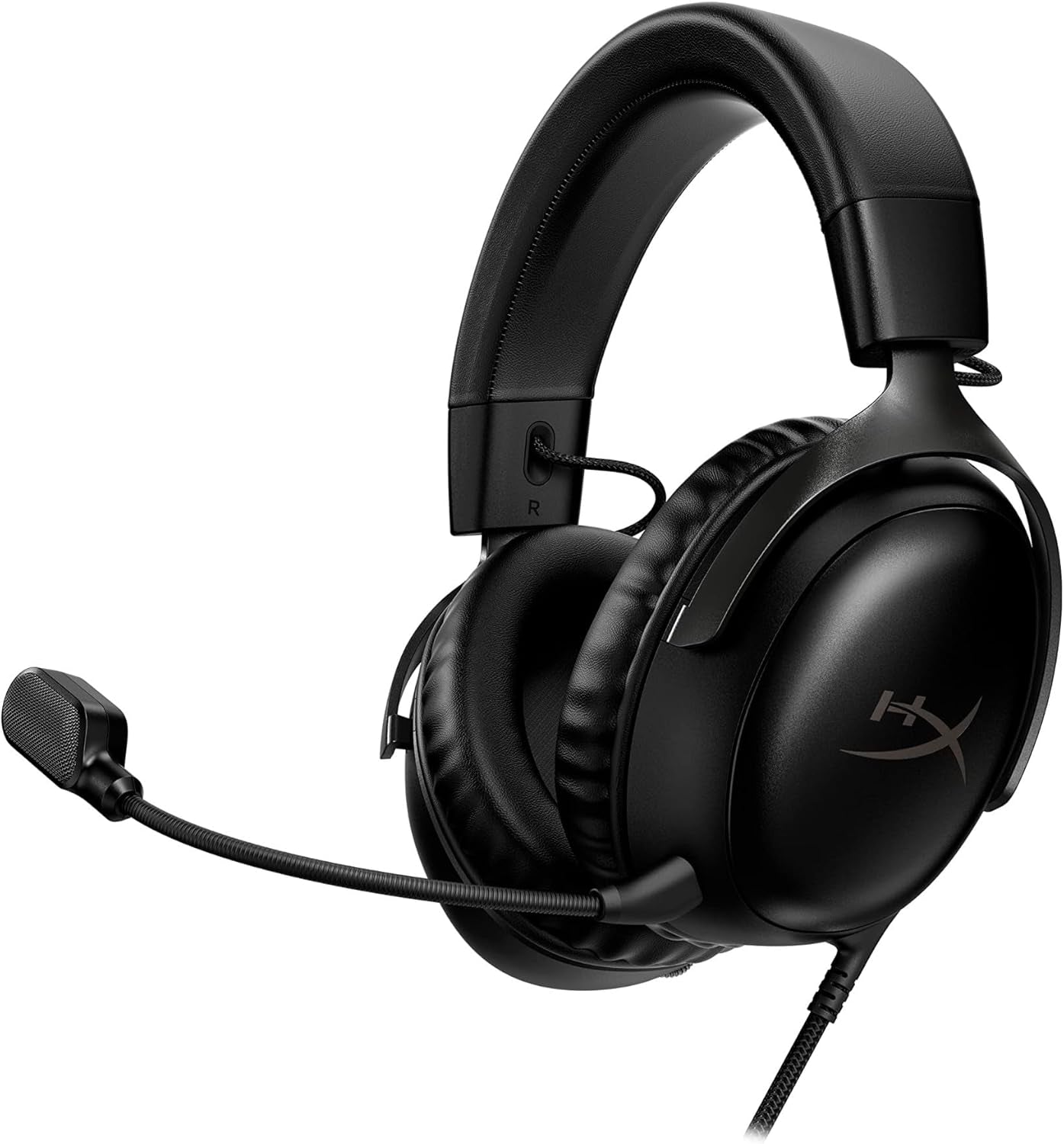 Cloud III – Wired Gaming Headset, PC, PS5, Xbox Series X|S, Angled 53Mm Drivers, Spatial Audio, Memory Foam, Durable Frame, Ultra-Clear 10Mm Mic, USB-C, USB-A, 3.5Mm – Black
