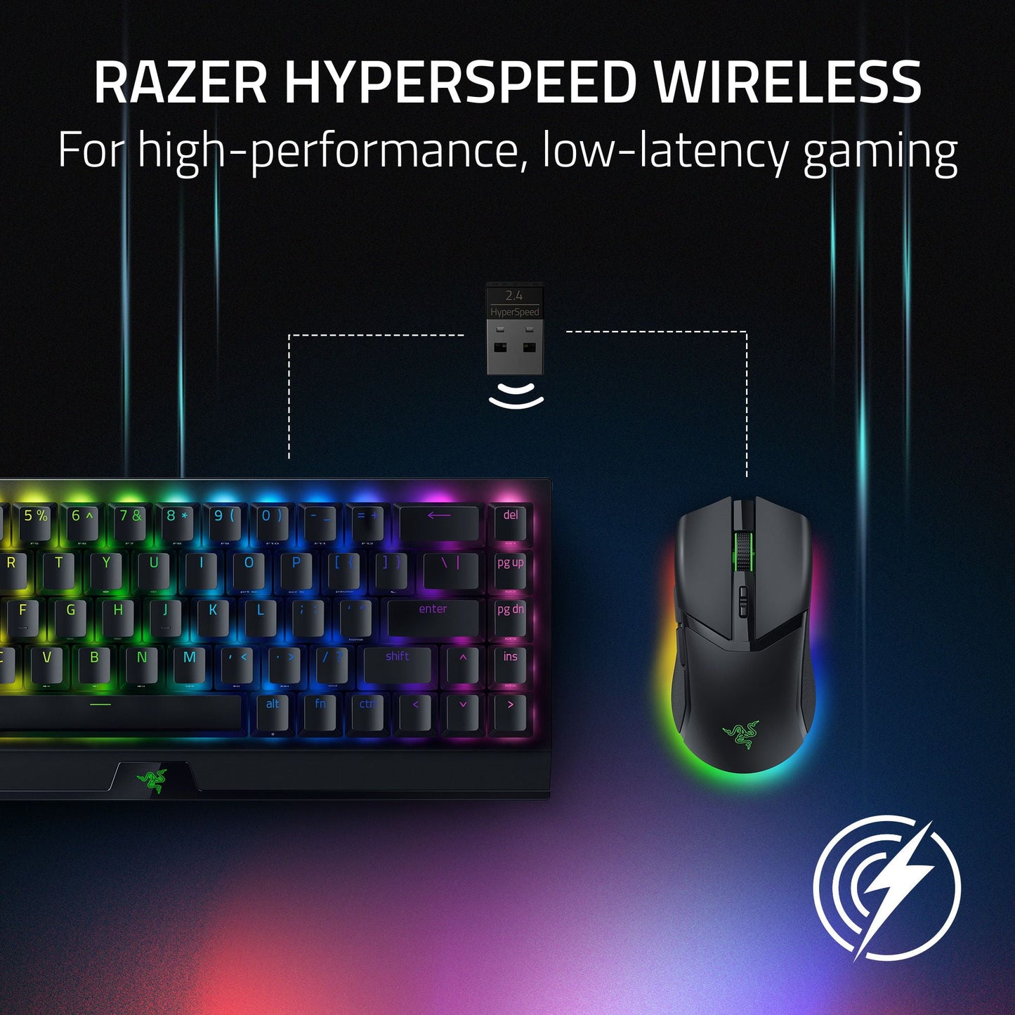 Unleash Your Gaming Potential with the Cobra Pro Lightweight Wireless Gaming Mouse - Chroma RGB, 10 Custom Controls, and Unmatched Precision in Black