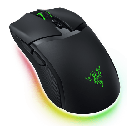 Unleash Your Gaming Potential with the Cobra Pro Lightweight Wireless Gaming Mouse - Chroma RGB, 10 Custom Controls, and Unmatched Precision in Black