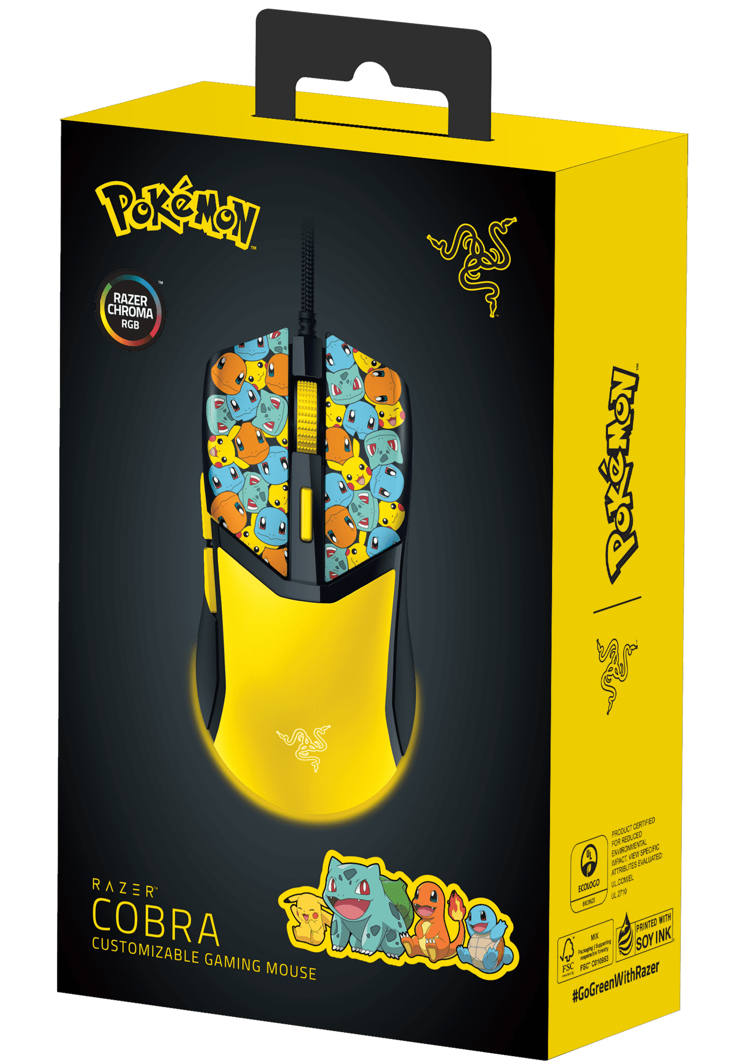 Unleash Your Gaming Potential with the Cobra Pro Lightweight Wireless Gaming Mouse - Chroma RGB, 10 Custom Controls, and Unmatched Precision in Black