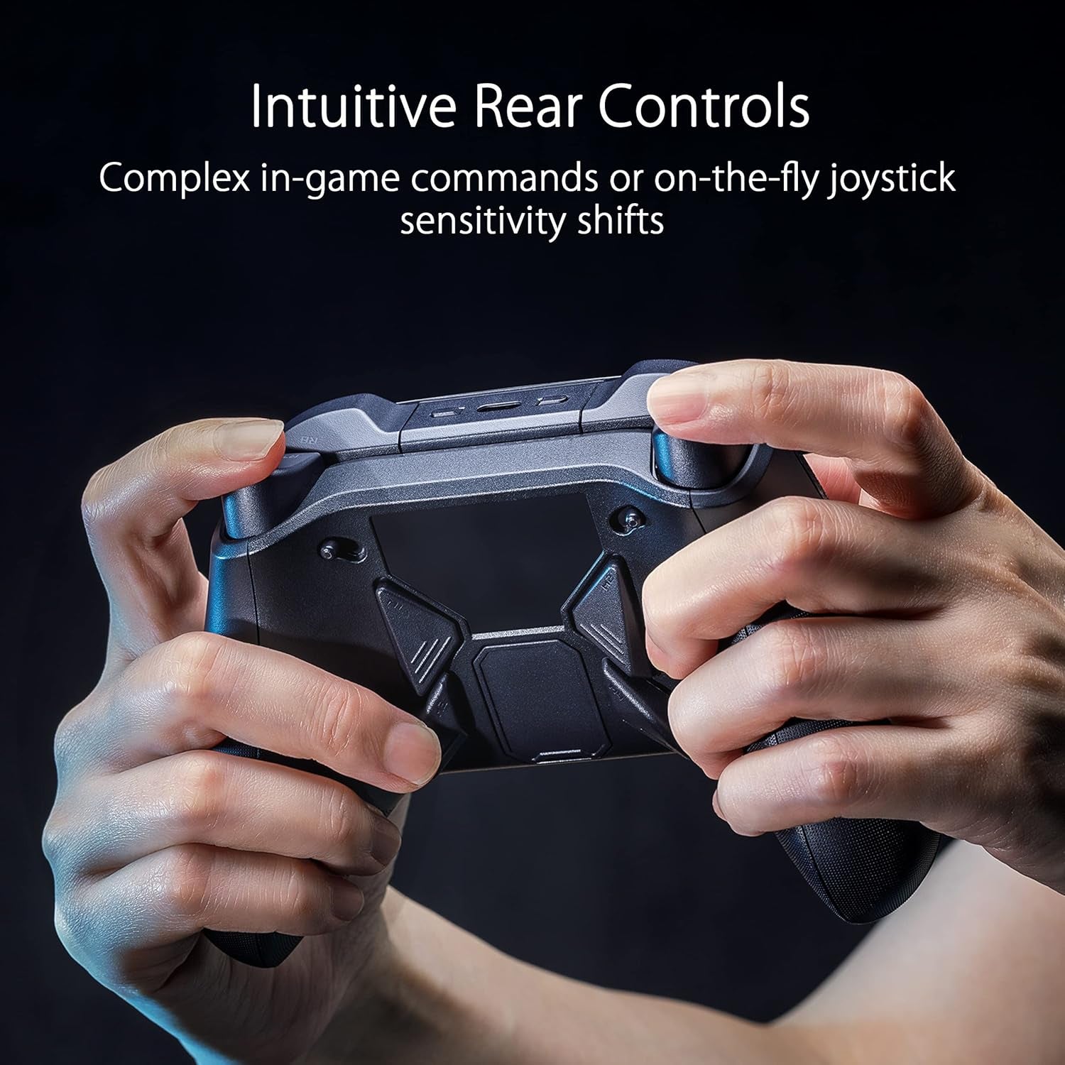 ASUS ROG Raikiri Pro OLED Display, Tri-Mode Connectivity, Remappable Buttons&Triggers, 4 Rear Buttons, Step&Linear Triggers, Adjustable Joystick Sensitivity, 3.5Mm Jack with ESS DAC, for PC and Xbox