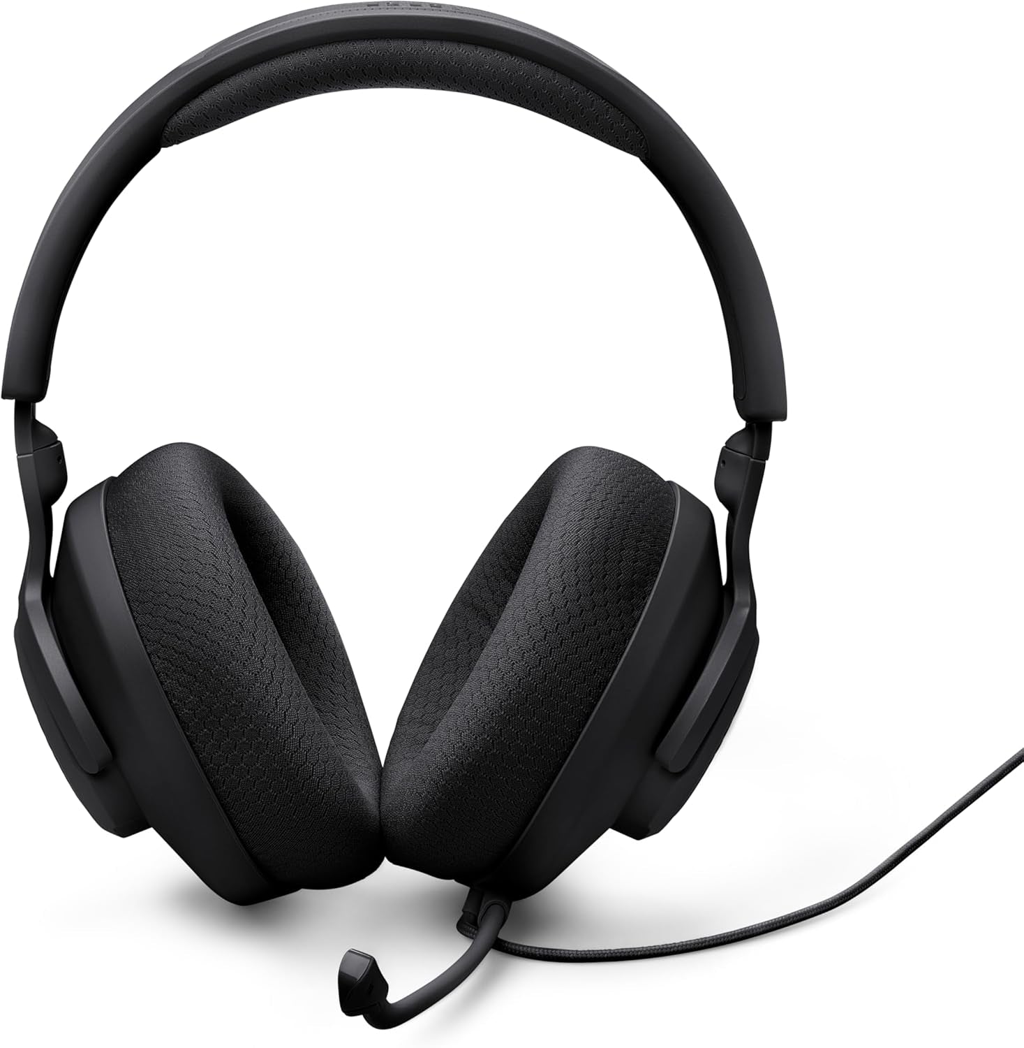 Quantum 100M2 - Wired Over-Ear Gaming Headset with Omnidirectional, Detachable Mic with Mute Option and Fabric-Covered Memory Foam Ear Cushions, Compatible with All Platforms (Black)