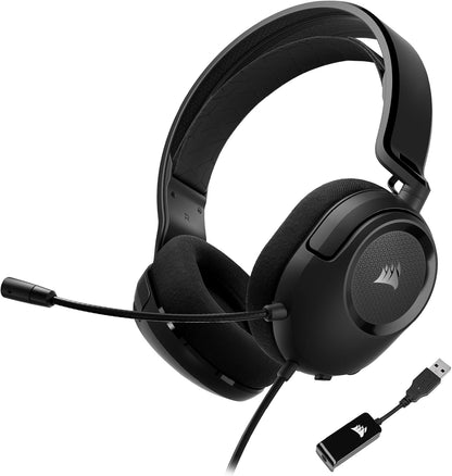 Corsair HS35 Surround V2 Multiplatform Wired Gaming Headset – Dolby 7.1 – Flexible Omni-Directional Microphone – Universal 3.5Mm Connection – PC, Mac, PS5, PS4, Xbox, Nintendo Switch, Mobile – Carbon